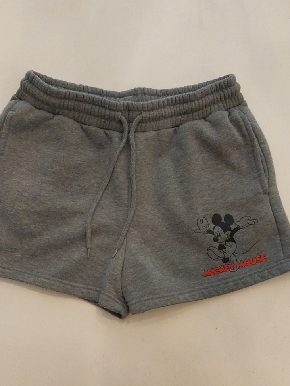 Disney Gray Mickey Mouse Athletic Shorts